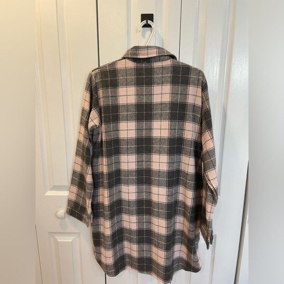 long plad flannel overshirt - Picture 8 of 9